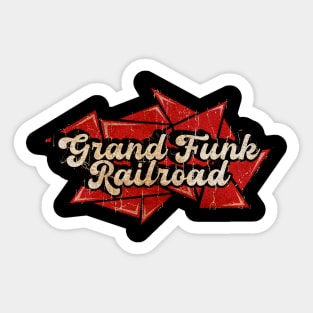 Grand Funk Railroad - Red Diamond Sticker